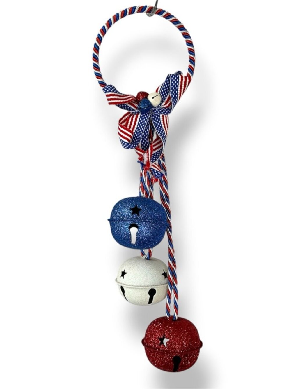Patriotic Independence Day Home Decor Door Bell Hanger Flag Banner Small Flags - Picture 2 of 15